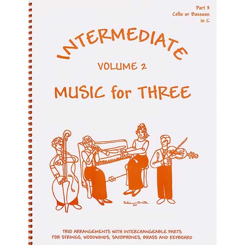 Intermediate Music for Three, volume 2, cello part (Last Resort Music)
