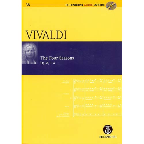 Four Seasons, op. 8, Study Score/CD; Vivaldi (Eul)