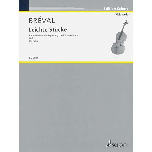 Easy Pieces for Two Cellos, book 1; Jean-Baptiste Breval (Schott)