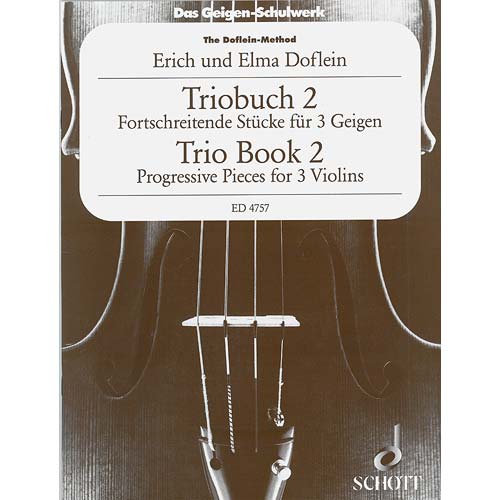 Progressive Pieces for Three Violins, book 2; Doflein