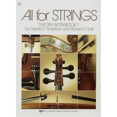 All for Strings Theory Workbook, book 1, viola; Anderson (Kjos)
