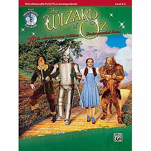The Wizard of Oz, viola & piano, book/CD: Harold Arlen (Alfred)