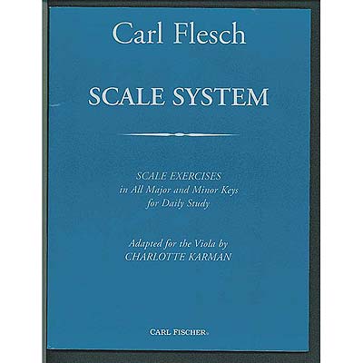 Scale System for Viola; Carl Flesch