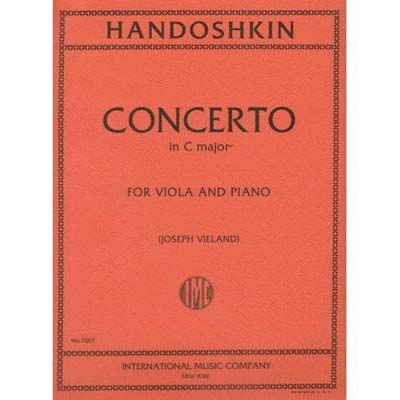 Concerto in C Major, viola (Vieland); Ivan Handoshkin (International
