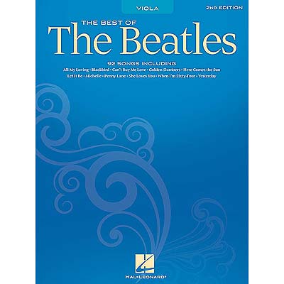 The Best of the Beatles, 92 songs for solo viola; Lennon & McCartney (Hal Leonard)