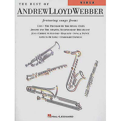The Best of Andrew Lloyd Webber, solo viola (Hal Leonard)