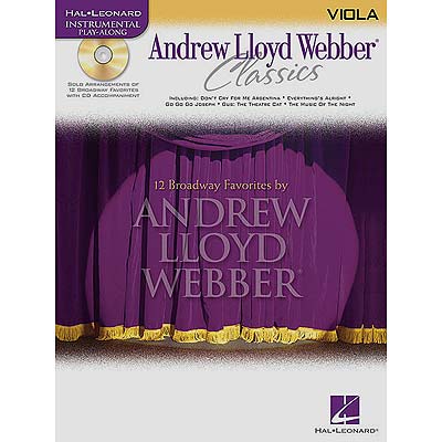 Andrew Lloyd Webber Classics, viola, book/CD (Hal Leonard)
