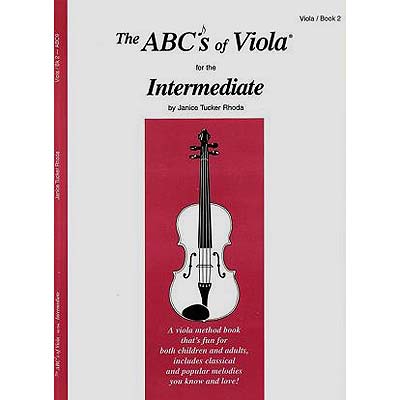 ABCs of Viola, book 2, for the Intermediate; Rhoda