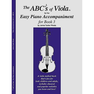 ABCs of Viola, book 3, piano accompaniment; Rhoda