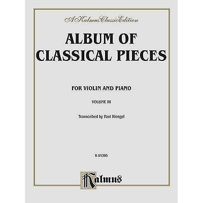 Album of Classical Pieces, volume 3, viola (Klengel)