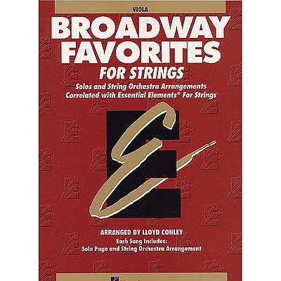 Broadway Favorites for Strings, viola; Various (HL)