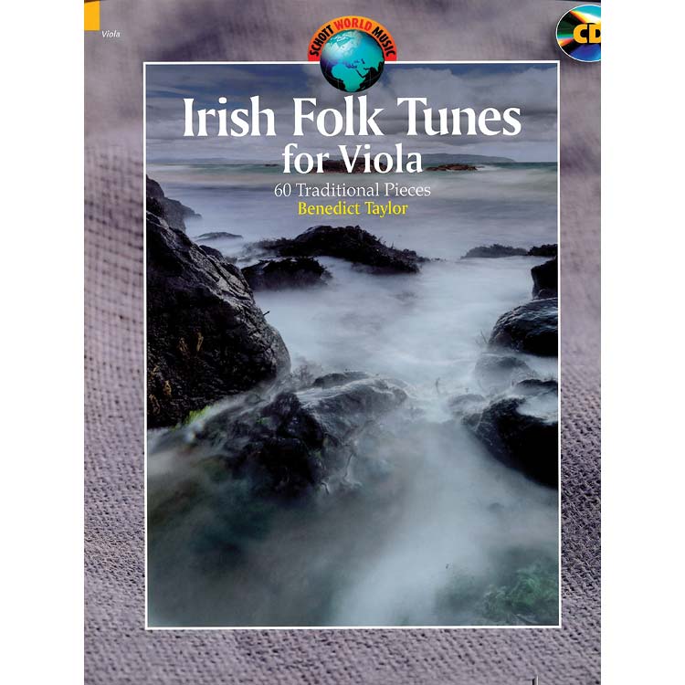 Irish Folk Tunes for viola, book with chord letters, and online audio access (Schott Editions)