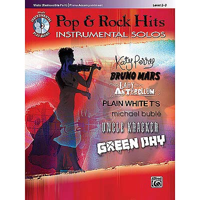 Pop & Rock Hits, Solo Viola, book/CD; Various (Alf)