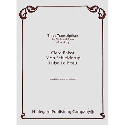 Three Transcriptions for Viola and Piano; Various (Hildegard Publishing)