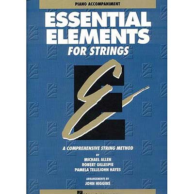 Essential Elements for Strings, Book. 2, piano accompaniment for violin, viola, cello and bass (Hal Leonard)