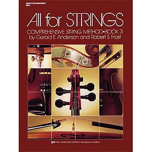 All for Strings, Book 3/piano accompaniment (violin/viola/cello/bass); Anderson/Frost (Neil A. Kjos)