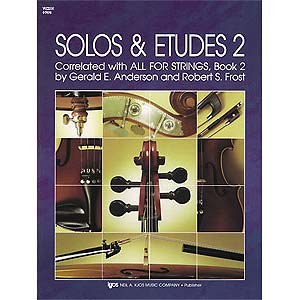 All for Strings Solos & Etudes, Book 2, for violin; Anderson/Frost (Neil A. Kjos)