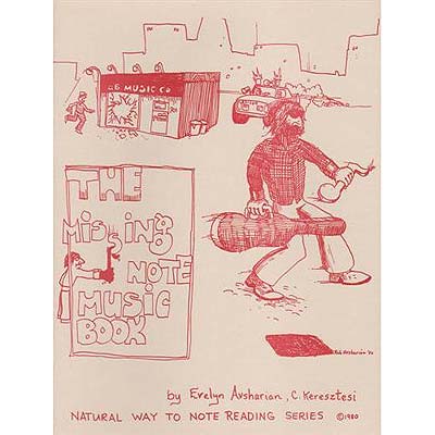The Missing Note Music Book, for violin;  Evelyn Avsharian (M & M)