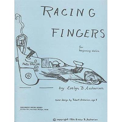 Racing Fingers, for violin; Avsharian (M & M)