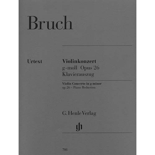 Concerto No. 1 in G Minor, Op. 26, for violin and piano (urtext); Max Bruch (Henle) Johnson
