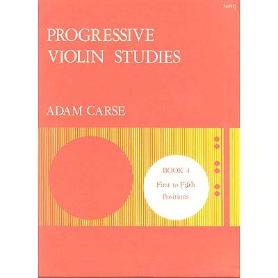 Progressive Violin Studies, Book 4; Adam Carse (Stainer & Bell)