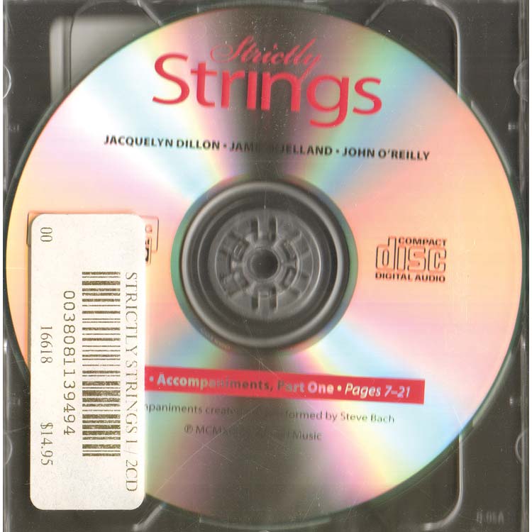 Strictly Strings, book 1 CD for violin, viola, cello, and