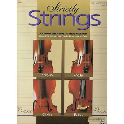 Strictly Strings, Book 2, piano accompaniment for violin, viola, cello & bass (Alfred)