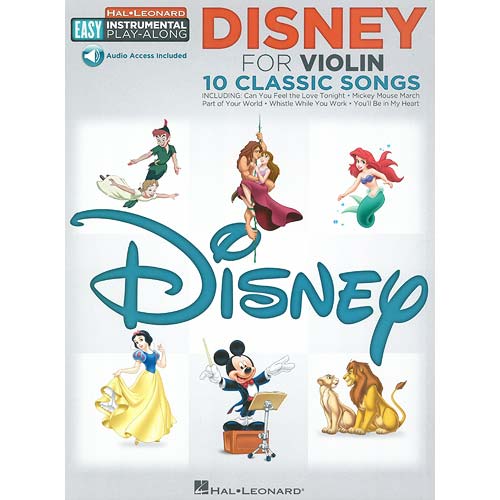Disney for Violin: 10 Classic Songs (Hal Leonard)