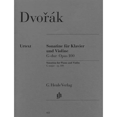 Sonatina Op. 100 in G Major, for violin and piano (urtext); Antonin Dvorak (Henle)