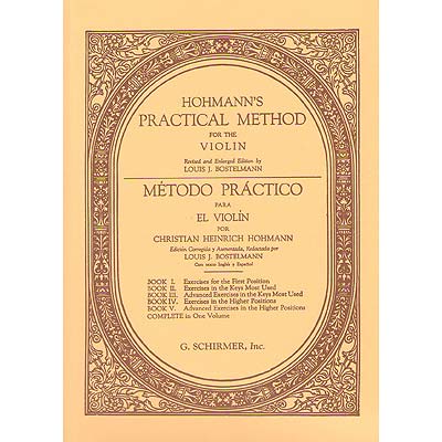 Practical Violin Method, Book 4; Christian Heinrich Hohmann (Schirmer)