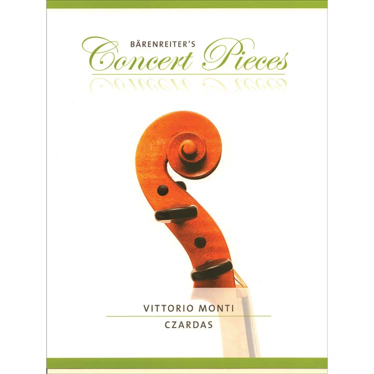 Czardas for violin and piano; Vittorio Monti (Barenrieter)