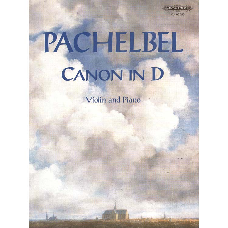 Canon in D, for violin and piano; Johann Pachelbel (C. F. Peters)