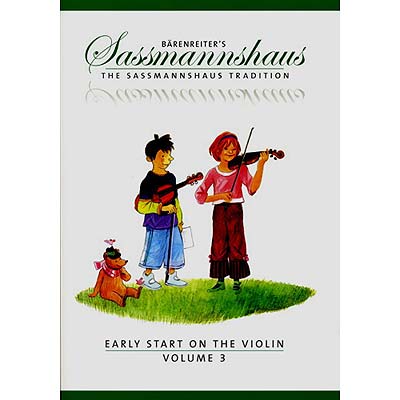 Early Start on the Violin, volume 3; Egon Sassmannshaus (Barenreiter Verlag)