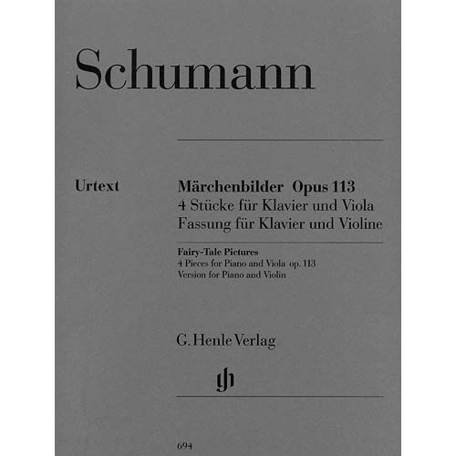 Fairy-Tales, 4 pieces, Op. 113 (urtext); Robert Schumann (G. Henle Verlag)