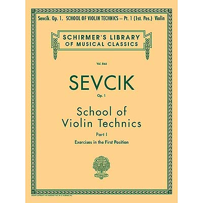 School of Violin Technics, Op. 1, Part 1, violin; Otakar Sevcik (G. Schirmer)
