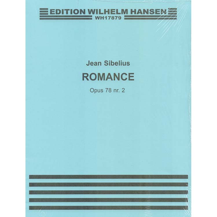 Romance, Op. 78, No. 2, violin; Jean Sibelius (Wilhelm Hansen)