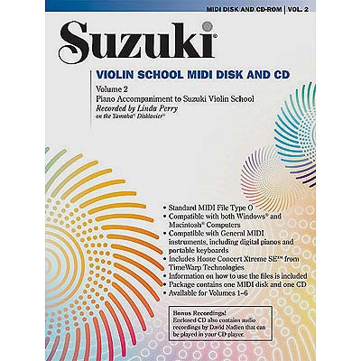 Violin Midi Disk accompaniment/CD volume 2