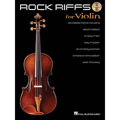 Rock Riffs for Violin, book /CD; Various (Hal Leonard)