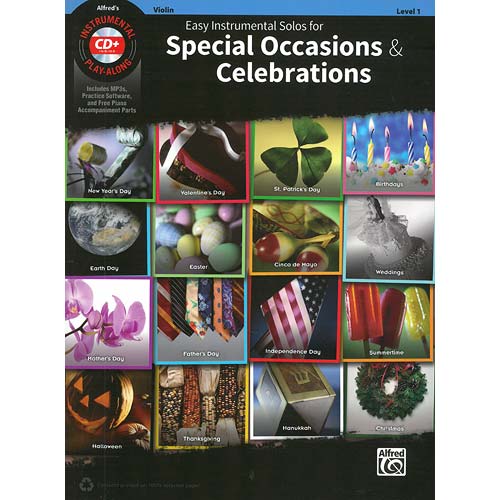 Easy Instrumental Special Occasions & Celebrations for Violin, Book 1 with CD (Alfred)