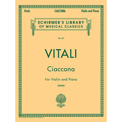 Chaconne in G Minor for violin and piano; Tomaso Antonio Vitali