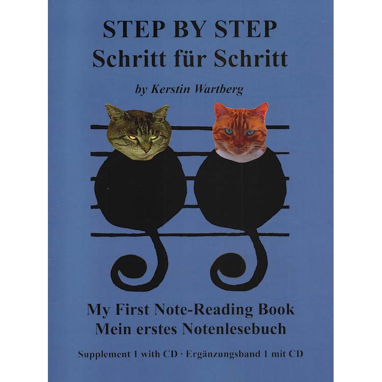 Step by Step, My First Note Reading Book, with CD; Kerstin Wartberg (Summy)