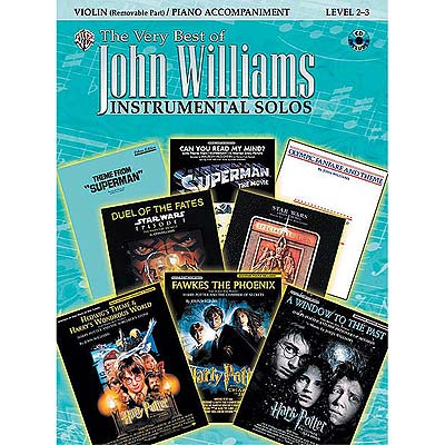 The Very Best of John Williams, book/CD, for violin and piano (Alfred)