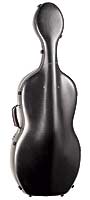 Accord Hybrid Black 4/4 Standard Size Cello Case with Gray Interior