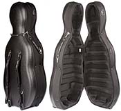 Bam 1002H Black 4/4 Cello Case Flight Cover
