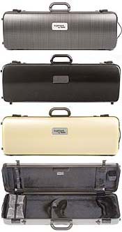 Bam Hightech Oblong 4/4 Violin case without Pocket 2001XLC Black Carbon