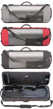 Bam Stylus 5141SN Oblong 16 3/8" Black Viola Case