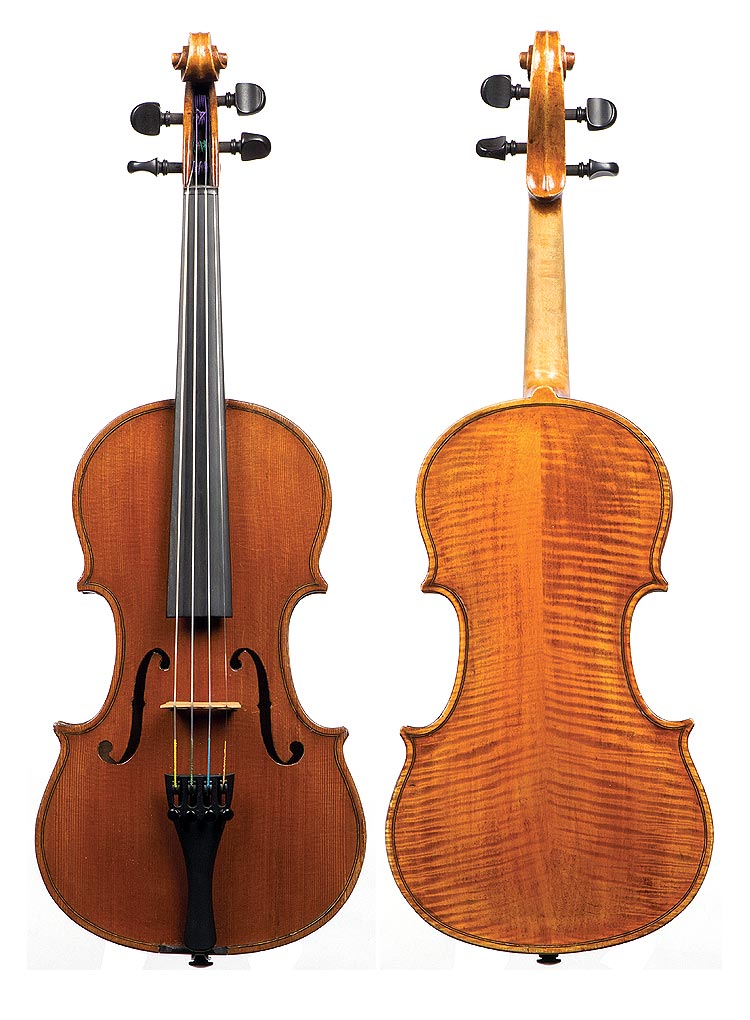 1/2 Unlabeled Italian violin, circa 1890