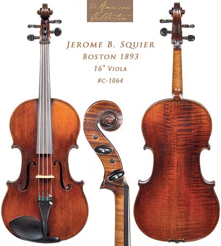 Jerome Bonaparte Squier viola