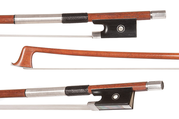 Marcel Lapierre silver-mounted violin bow