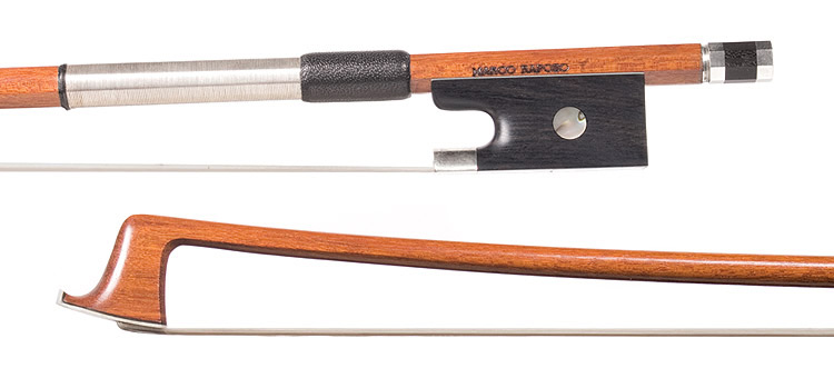 1/2 Marco Raposo nickel-mounted violin bow